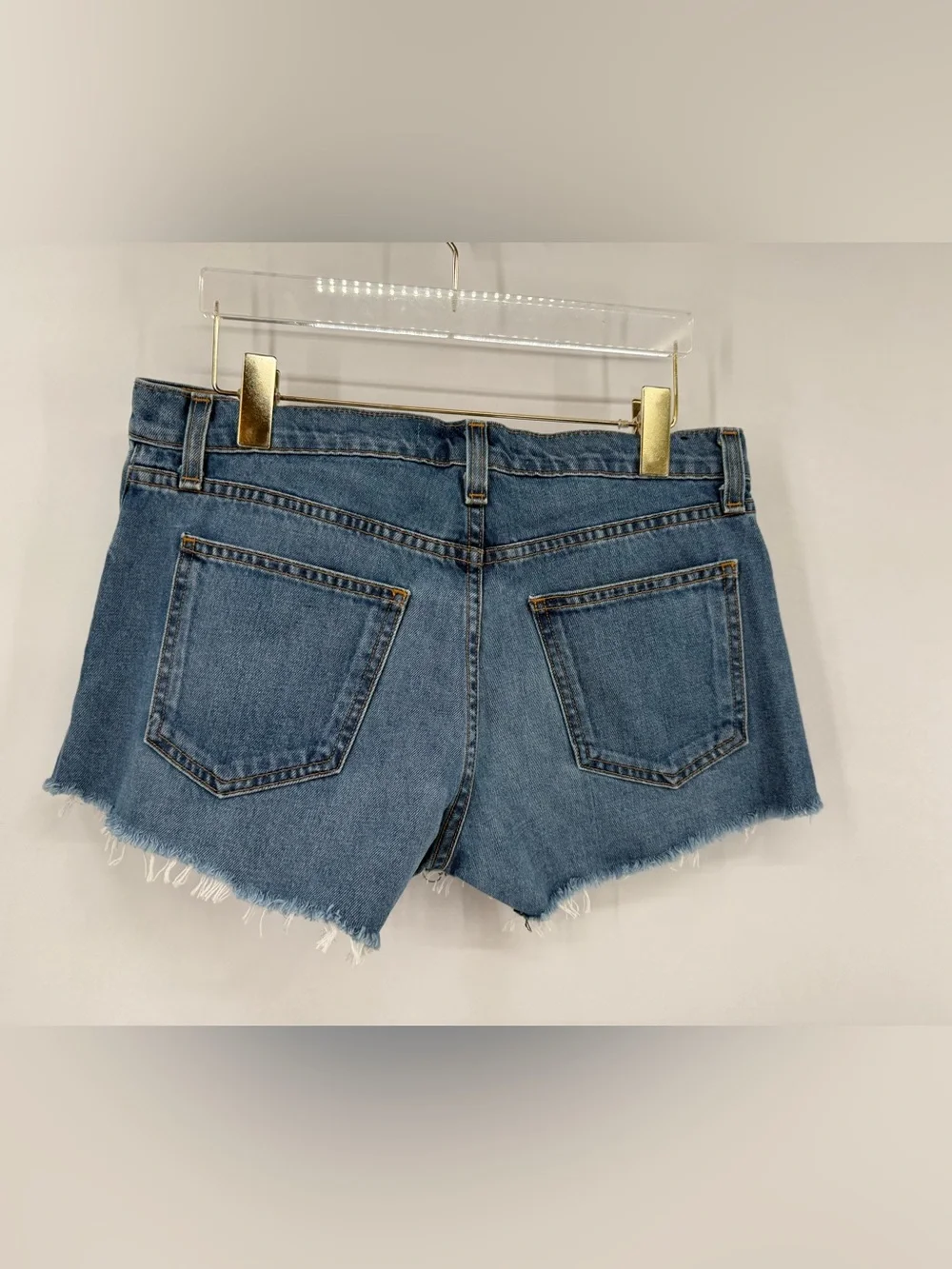 Veronica Bread blue denim cute off shorts size 27 - Picture 3 of 8